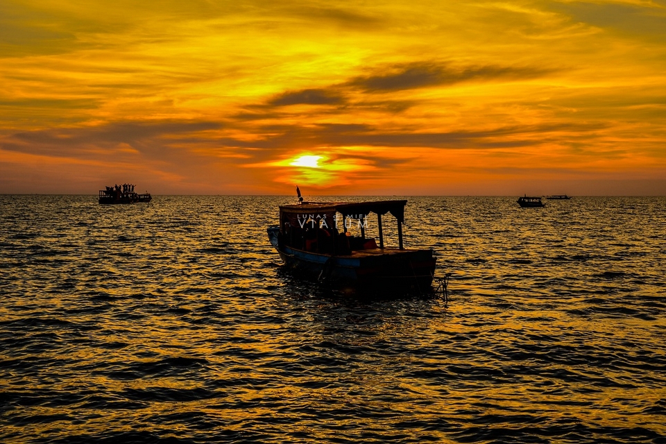 Paseo en barco por el lago Tonle Sap