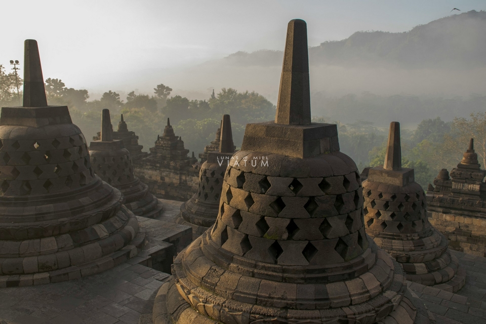 Visita Templos budistas de Mendut, Pawon y Borobudur 