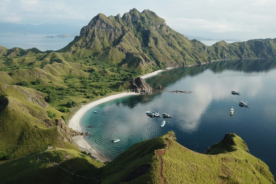 Navegacion por el Parque Nacional de Komodo