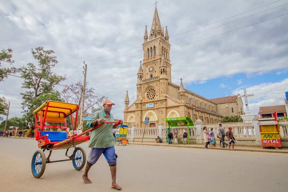 Tour en pousse-pousse en Antsirabe