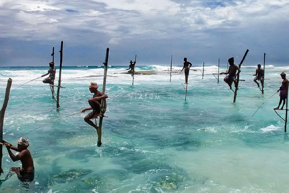 Visita pescadores de Koggala