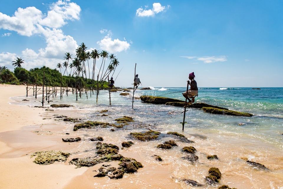 Visita pescadores de Koggala