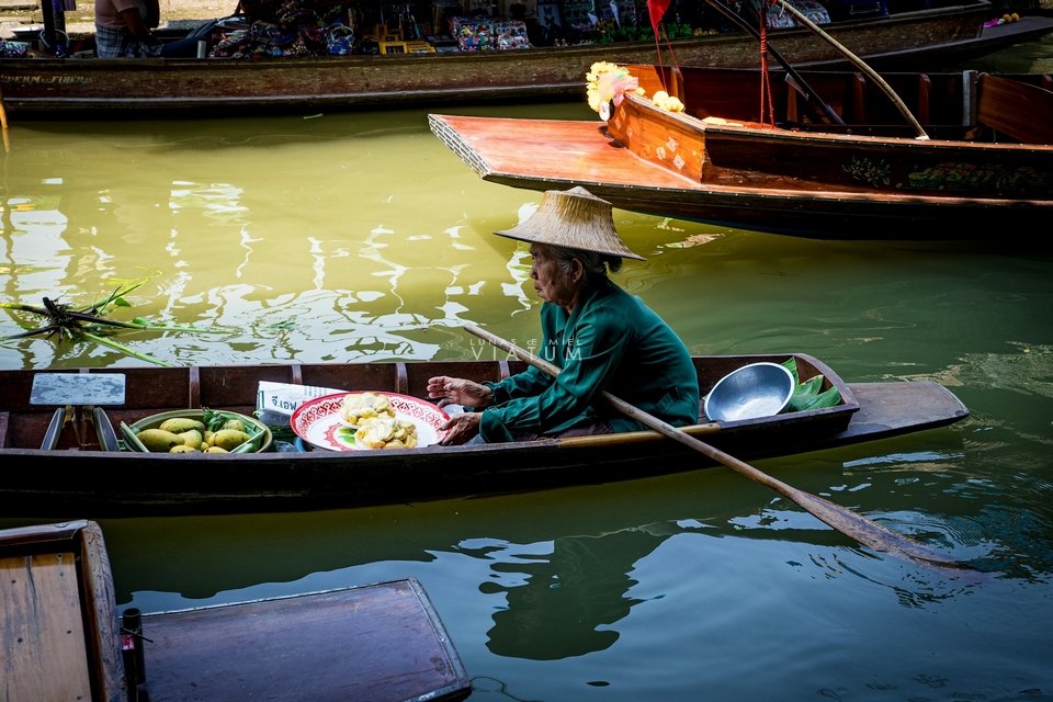 Visita mercado flotante Damnoen Saduak