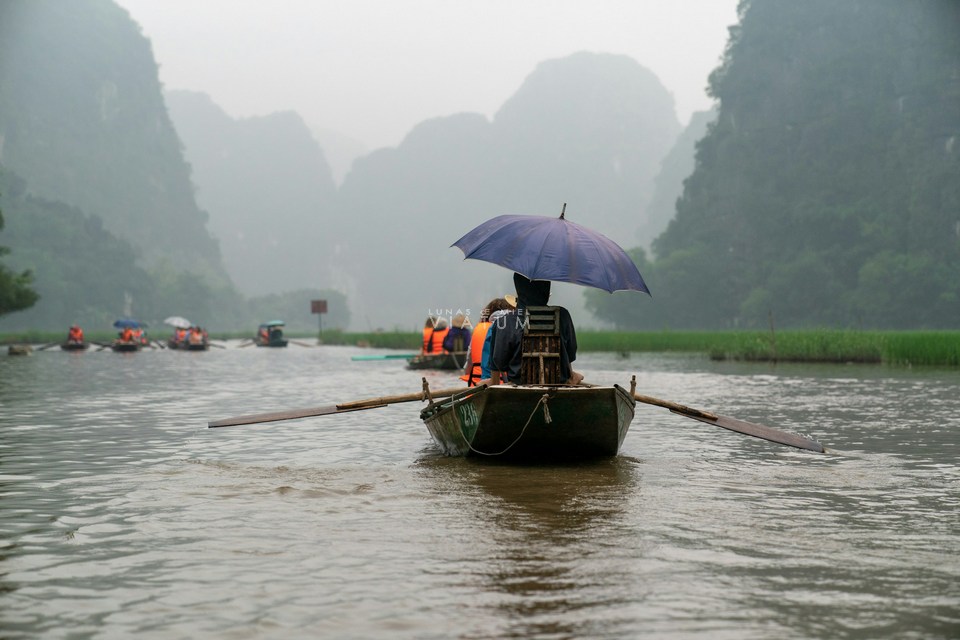 Paseo en bote en Tam Coc