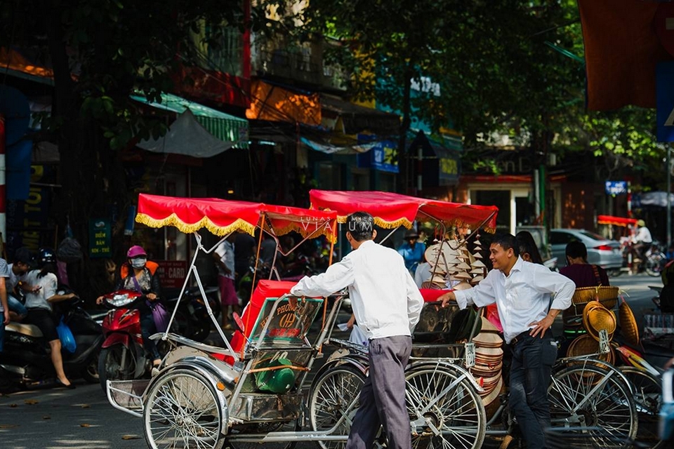 Paseo en Ciclo en Hanoi 