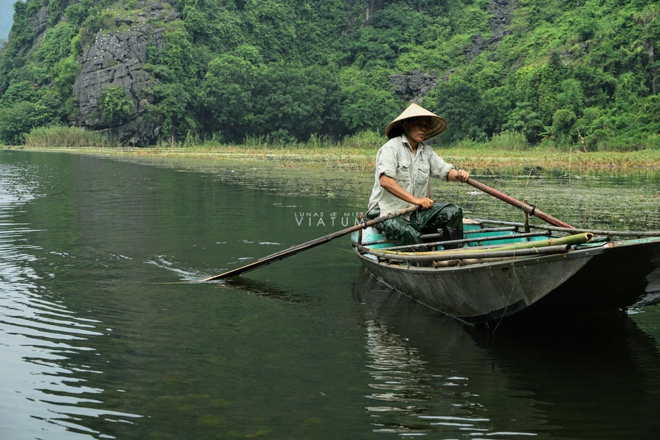 Paseo en bote en Tam Coc