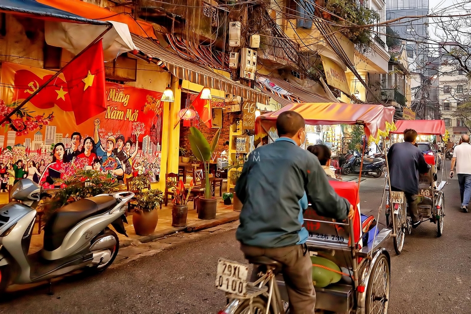 Paseo en Ciclo en Hanoi